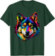 Rainbow Pop Art Alaskan Klee Kai T-Shirt - T-Shirt | Forest