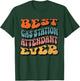 Gas Station Attendant, Retro Groovy Gas Station Attendant T-Shirt - T-Shirt | Forest