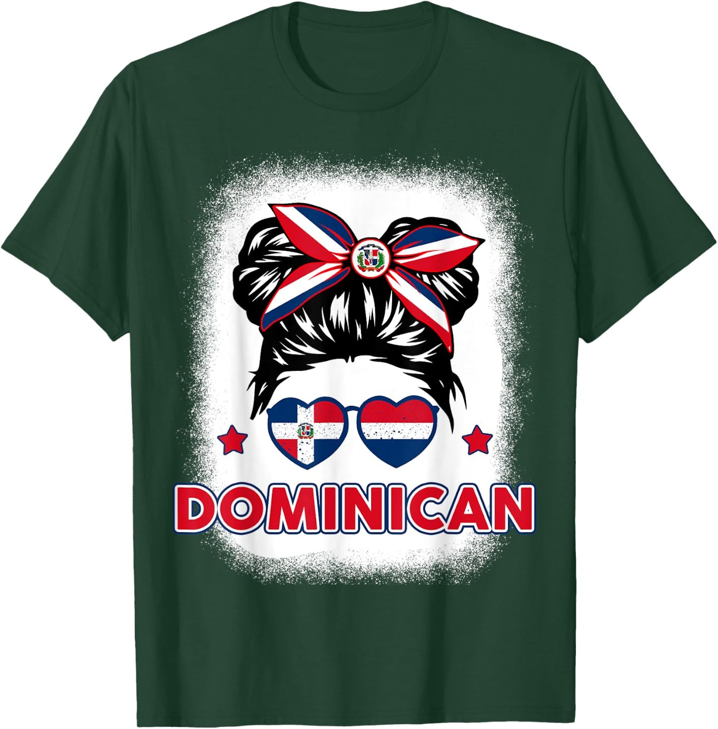La Dominican Republica Hispanic Heritage Dominicana Kid Girl T-Shirt - T-Shirt | Forest