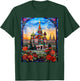 Stained Glass Style Red Square Moscow Russia T-Shirt - T-Shirt | Forest