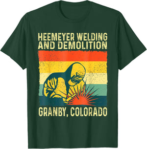 Funny Heemeyer Welding and Demolition Granby Vintage T-Shirt - T-Shirt | Forest