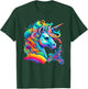 Colorful Rainbow Unicorn Graphic T-Shirt - T-Shirt | Forest