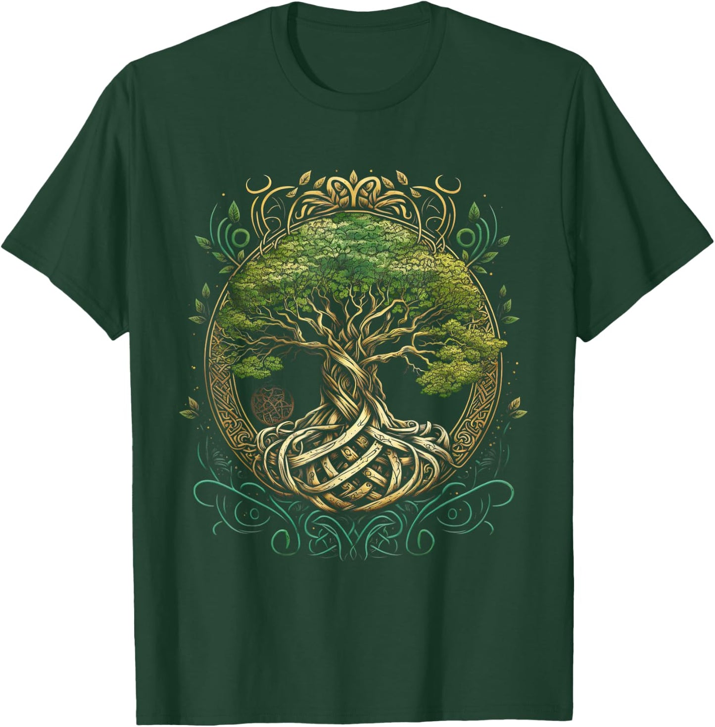 Tree of Life Viking Midgard Thor Walhalla T-Shirt - T-Shirt | Forest