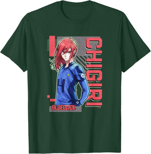 Blue Lock Chigiri Hyoma The World's Best Striker Epic Poster T-Shirt - T-Shirt | Forest