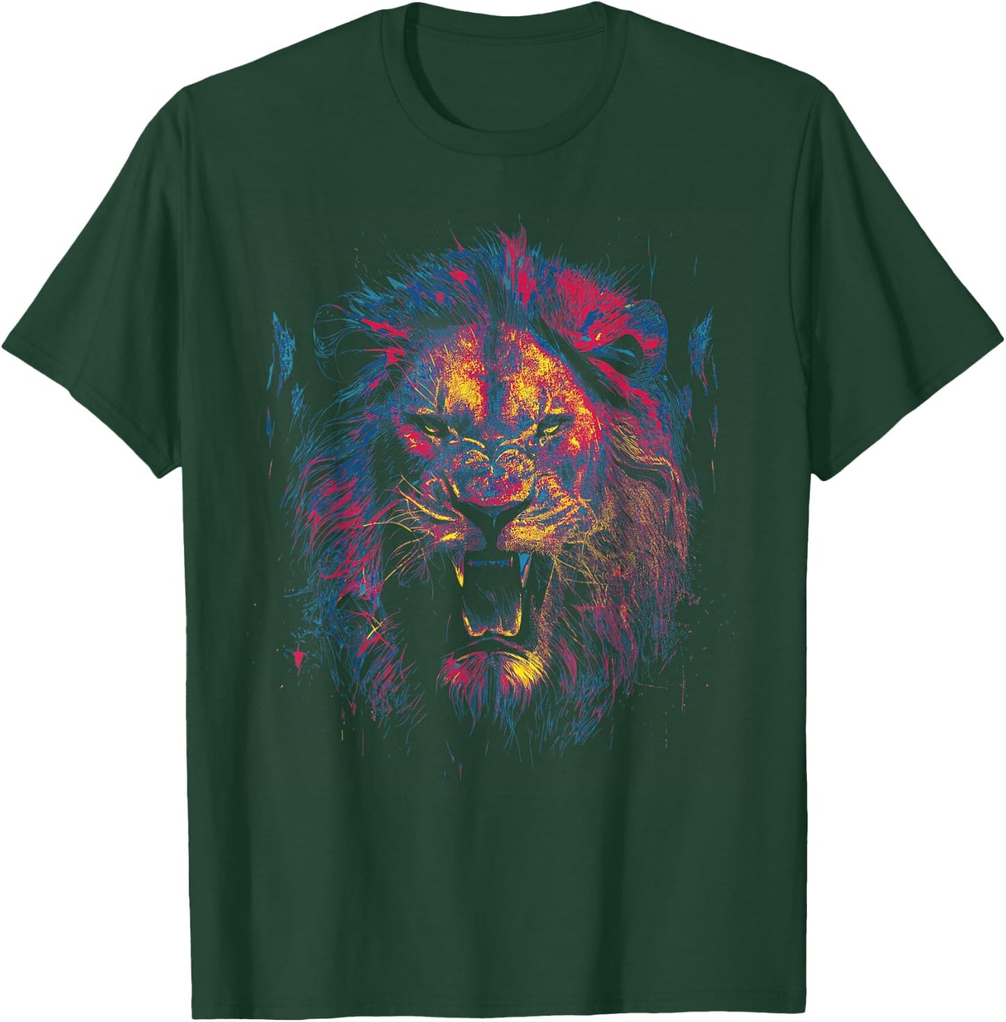 Lion Of Judah African Animal Israelite Reggae Lion T-Shirt - T-Shirt | Forest