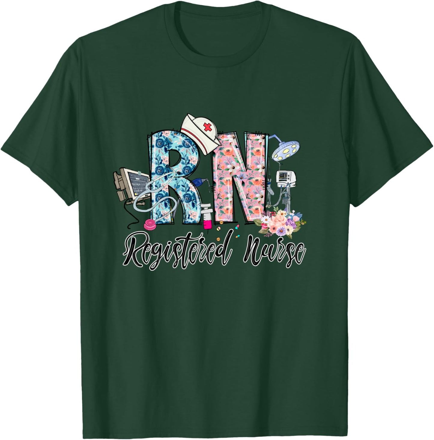 Registered Nurse For Student Nurse RN T-Shirt - T-Shirt | Forest