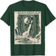 Man Wolf Werewolf Monster Horror Art Sexy Blonde Pin Up Girl T-Shirt - T-Shirt | Forest