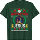 Funny Ugly Christmas Sweaters Happy Birthday Jesus Christian T-Shirt - T-Shirt | Forest