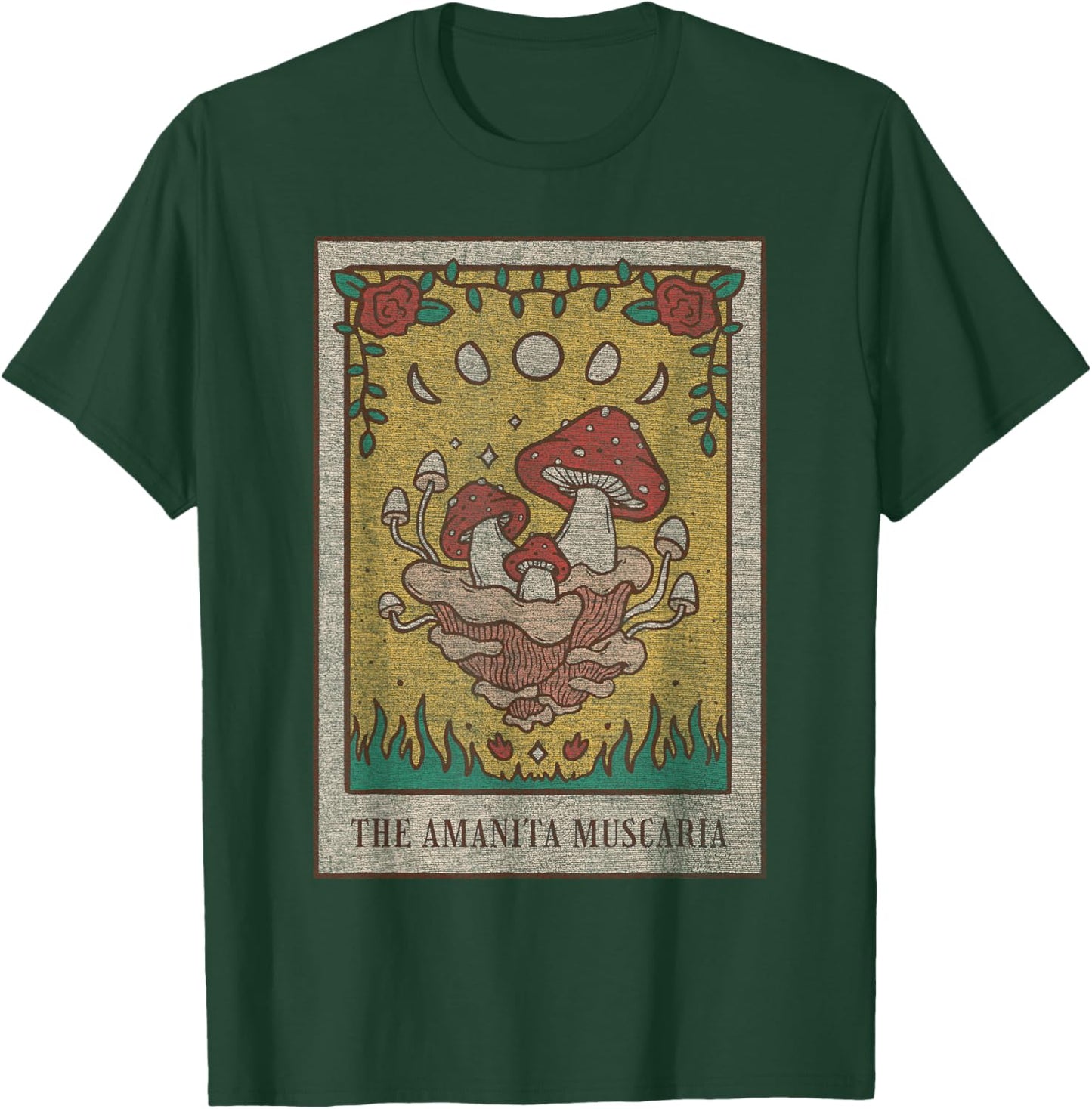 Fairy Grunge Fairycore Aesthetic Mushroom Tarot Alt Clothes Small T-Shirt - T-Shirt | Forest