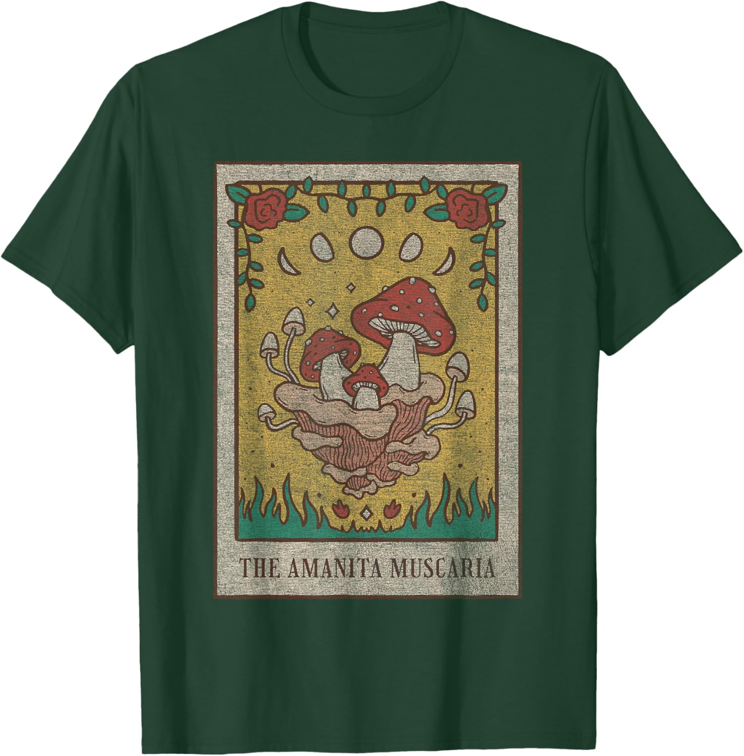 Fairy Grunge Fairycore Aesthetic Mushroom Tarot Alt Clothes Small T-Shirt - T-Shirt | Forest