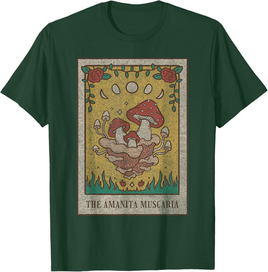 Fairy Grunge Fairycore Aesthetic Mushroom Tarot Alt Clothes Small T-Shirt - T-Shirt | Forest