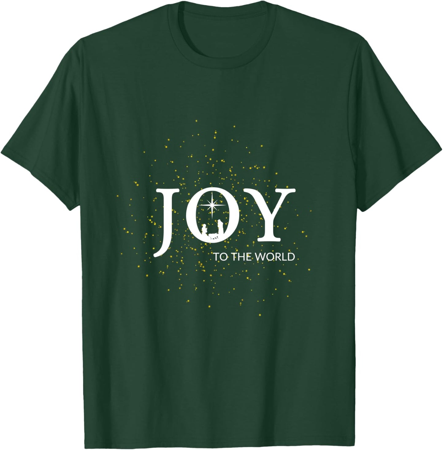 Joy To The World Christian Christmas, Matching Family Desing T-Shirt - T-Shirt | Forest