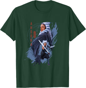 Star Wars Ahsoka Tano Jedi Ready Disney+ T-Shirt - T-Shirt | Forest