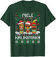 Ugly Christmas Sweater Mele Kalikimaka Hawaiian Xmas Pajamas T-Shirt - T-Shirt | Forest