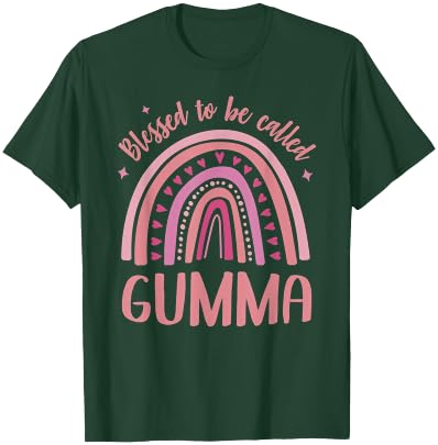 Gumma for Grandma Women Mother's Day Blessed Gumma T-Shirt - T-Shirt | Forest