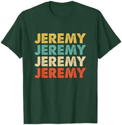 Jeremy Name T-Shirt - T-Shirt | Forest