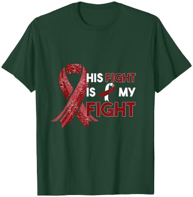 Throat Cancer Ribbon Throat Cancer Awareness - Black - -Adults - Small - - Short Sleeve T-Shirt - T-Shirt | Forest
