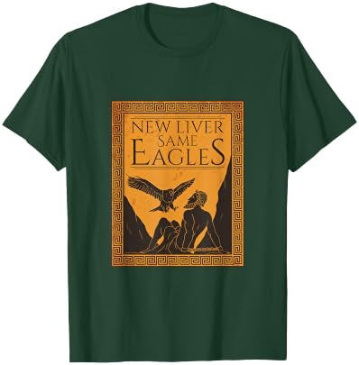 Great Prometheus Greek God Eagle Eat the Liver T-Shirt - T-Shirt | Forest