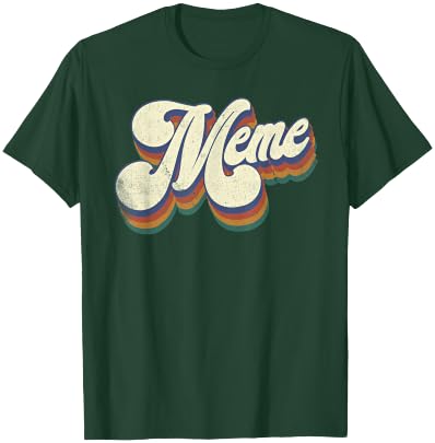 Meme Gifts For Grandma Retro Vintage Mother's Day Meme T-Shirt - T-Shirt | Forest