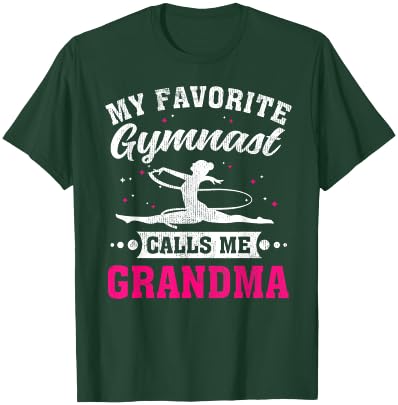 My Favorite Gymnast Calls Me Grandma Mother's Day T-Shirt - T-Shirt | Forest