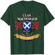 MacDonald Scottish Family Clan Middle Ages Mischief T-Shirt - T-Shirt | Forest