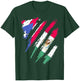 Puerto Rico Flag Mexico Grown Patriot Country Stripes T-Shirt - T-Shirt | Forest