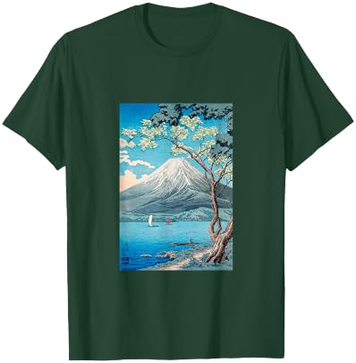 Ukiyo-e , Mt. Fuji, Nihonga, Print, Masterpiece, Art, Painting, Men's, Women's, Interesting Clothes, Fine Arts, Gift, Funny T-Shirt - T-Shirt | Forest