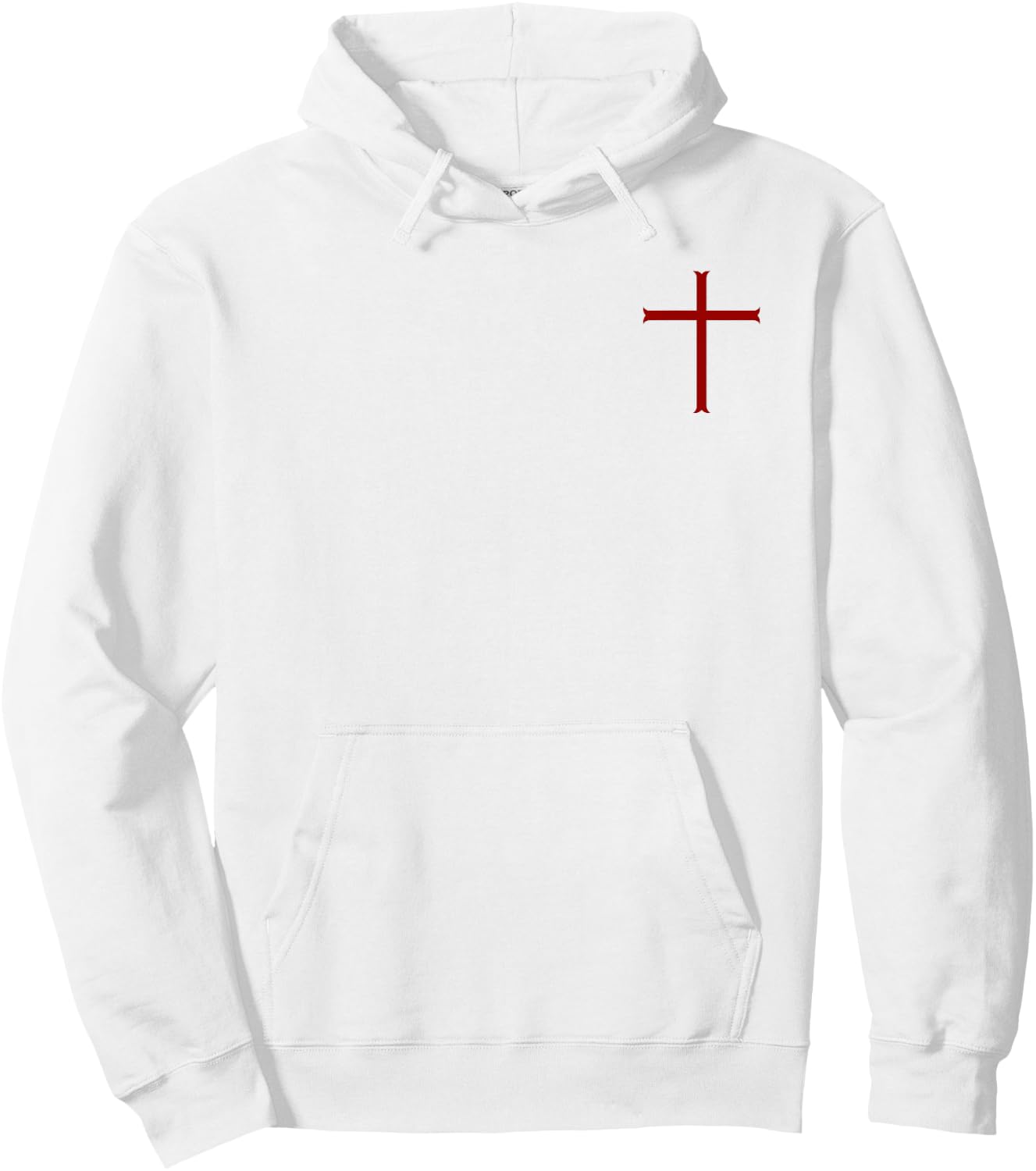 Knights Templar Oath - Christian Cross Hoodie - Hoodie | White