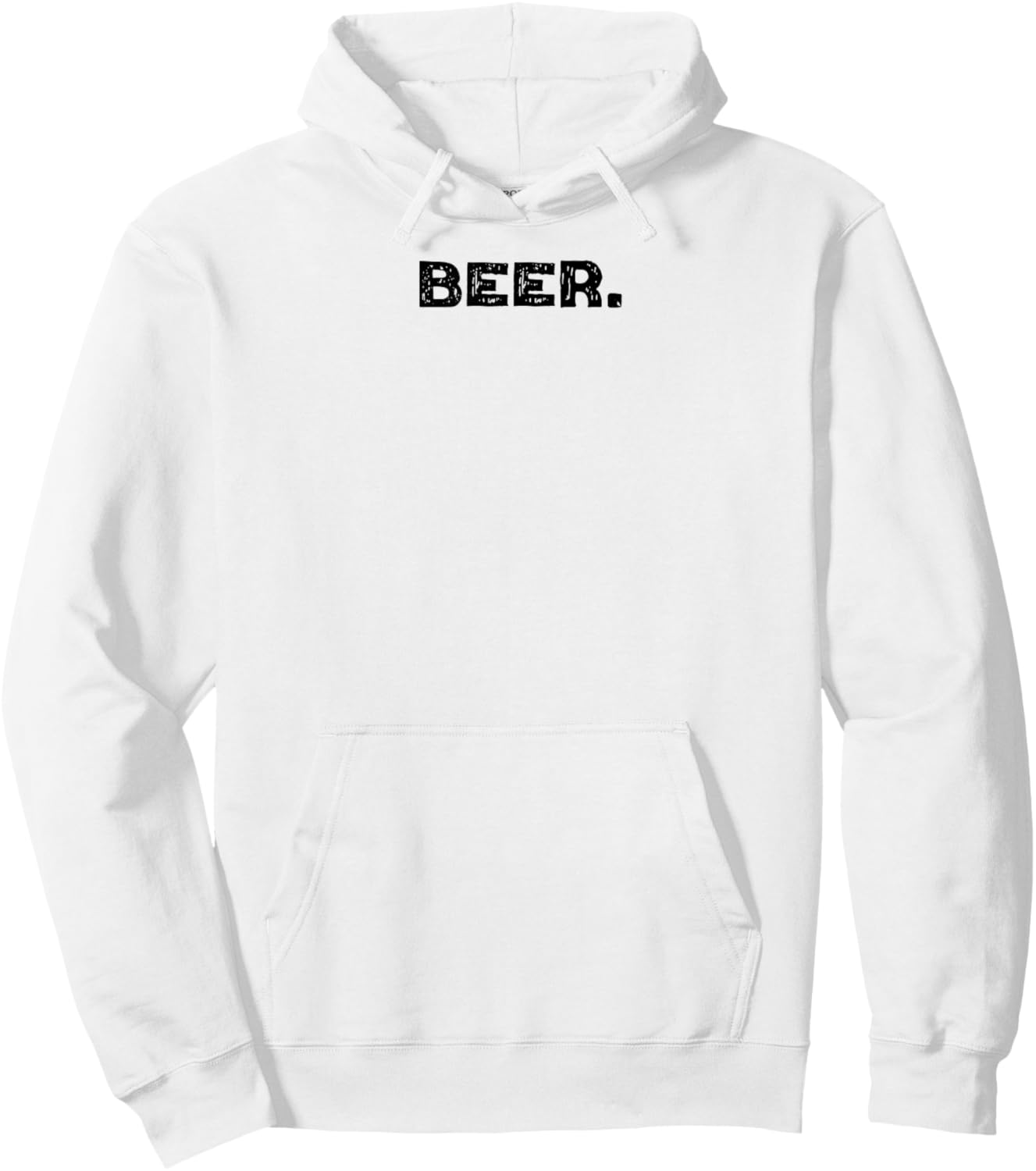 Shirt That Says Beer. Hoodie - Hoodie | White