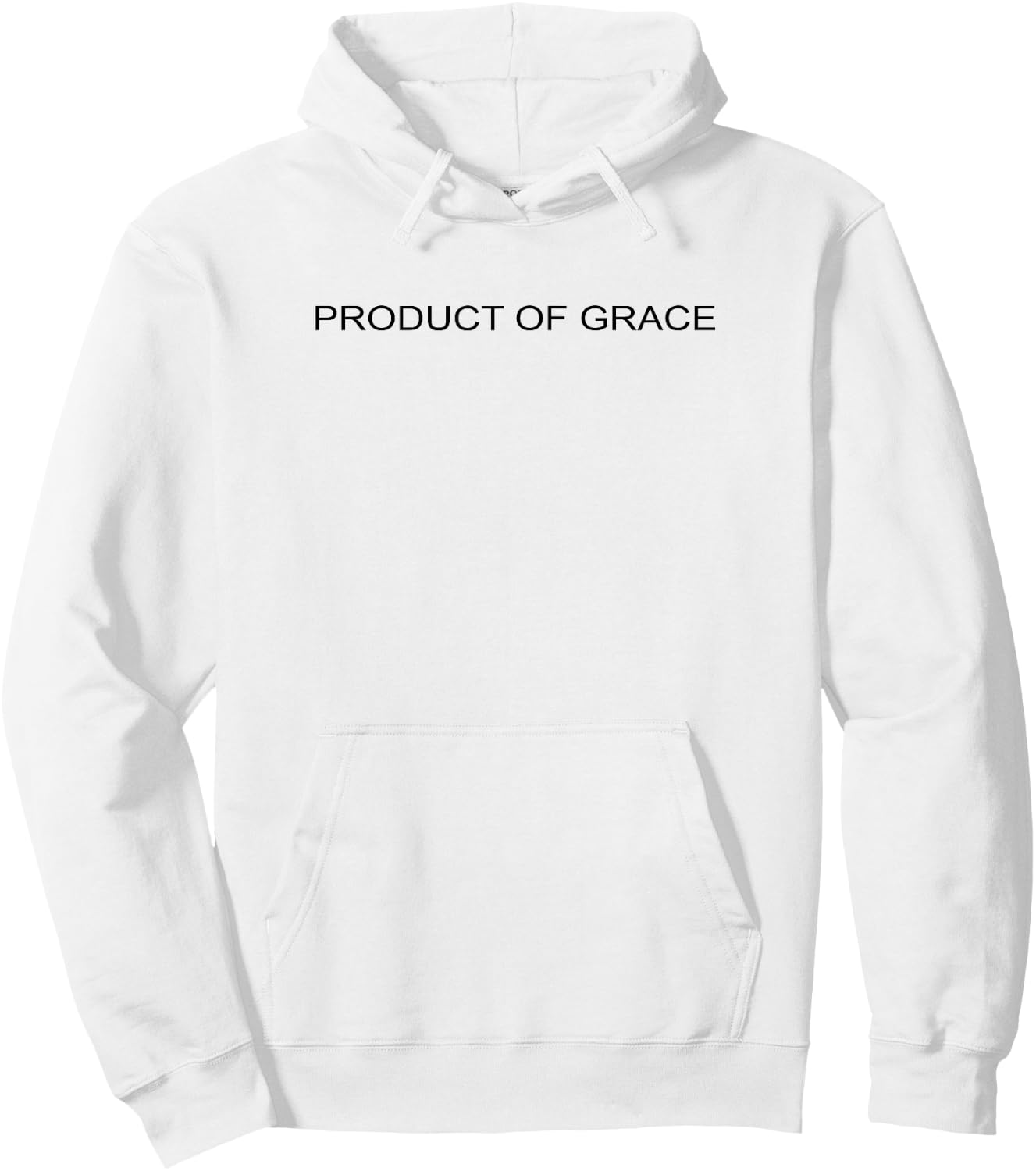 Product Of Grace Simple Christian Truth Hoodie - Hoodie | White