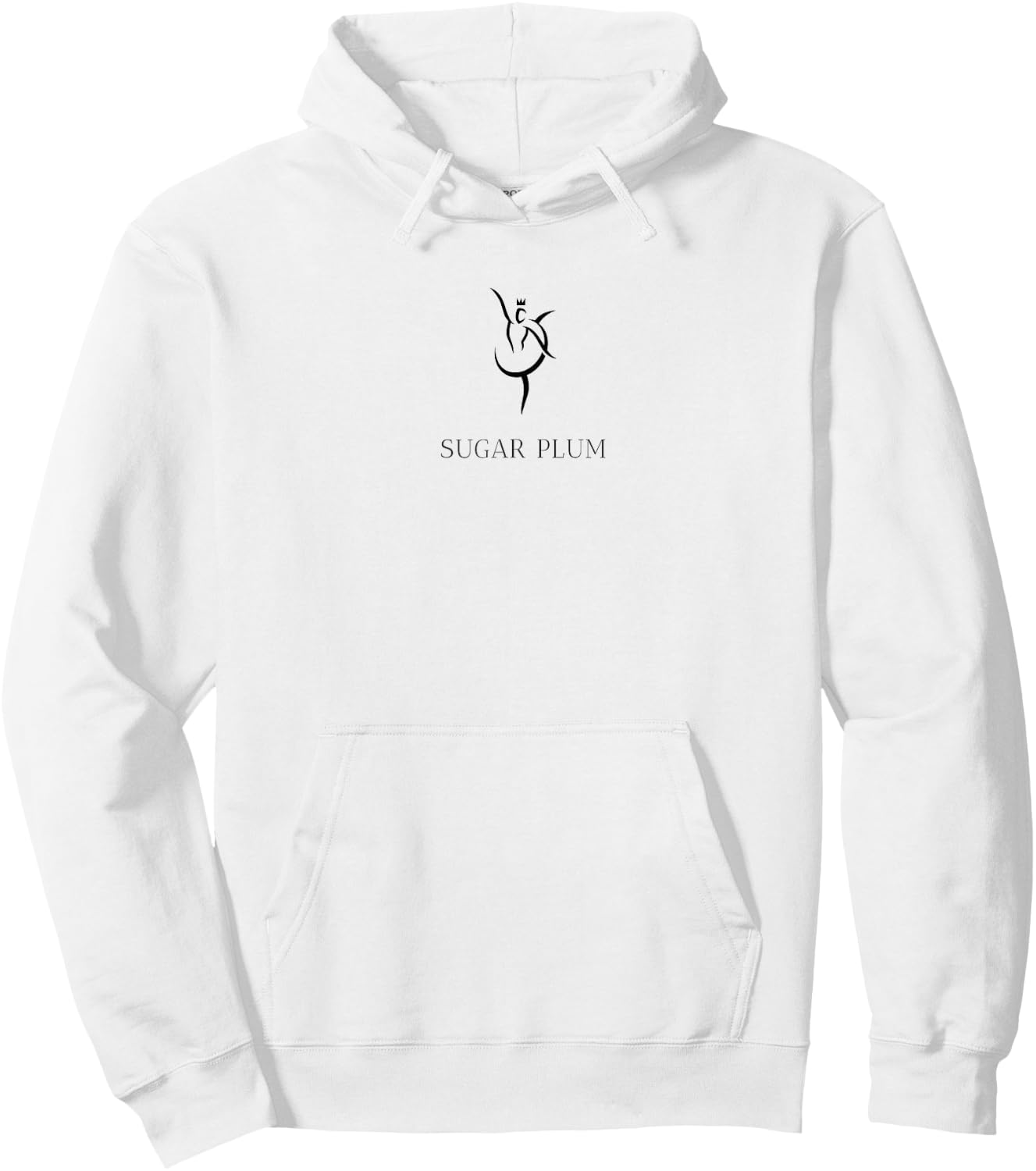 Sugar Plum Fairy Nutcracker Christmas Ballerina Graphic Hoodie - Hoodie | White