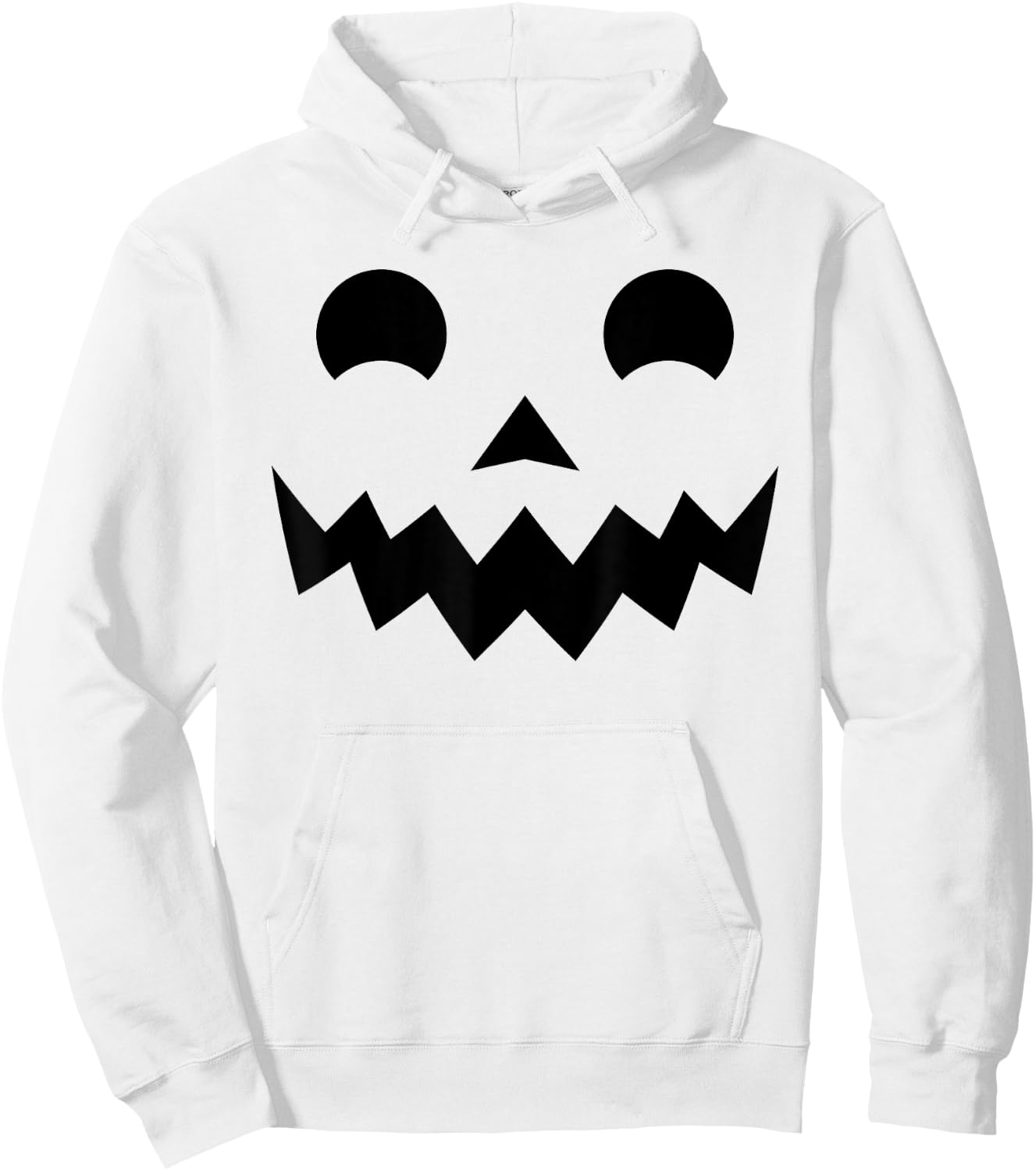Jack O Lantern Jackolantern Pumpkin Face Funny Halloween Hoodie - Hoodie | White