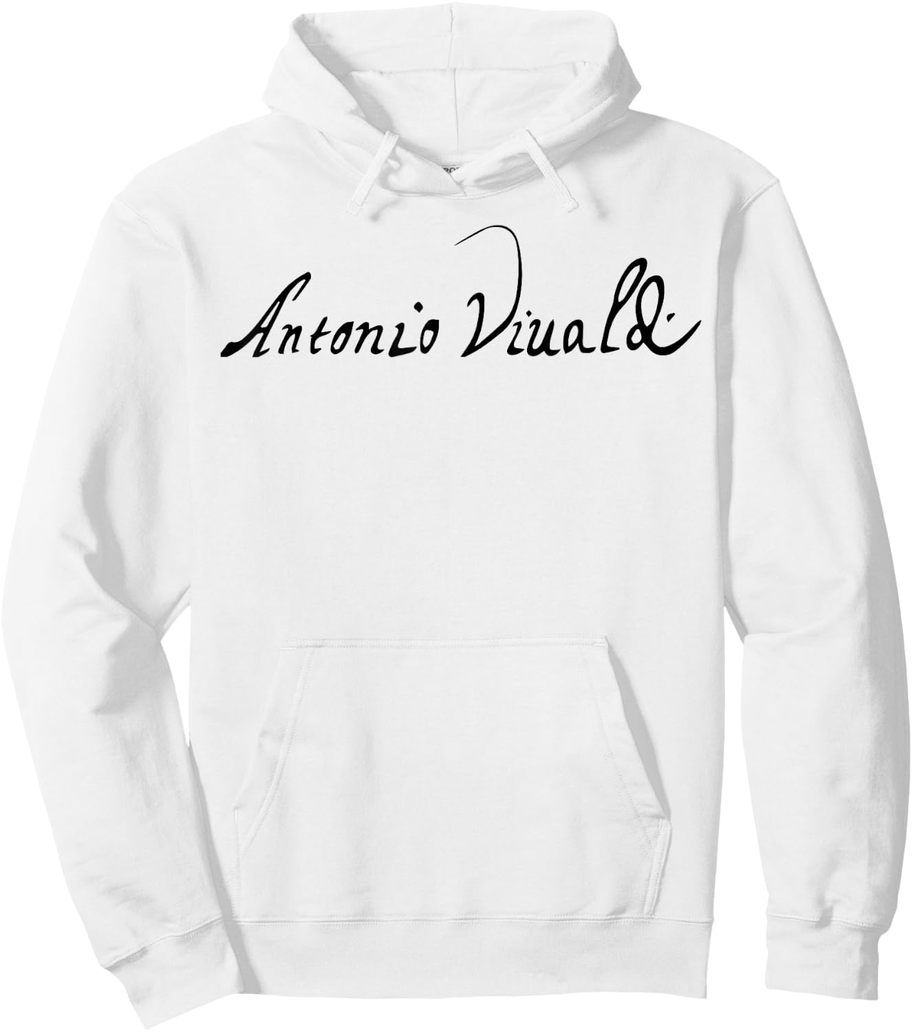 Signatures Vivaldi classical music composer Hoodie - Hoodie | White
