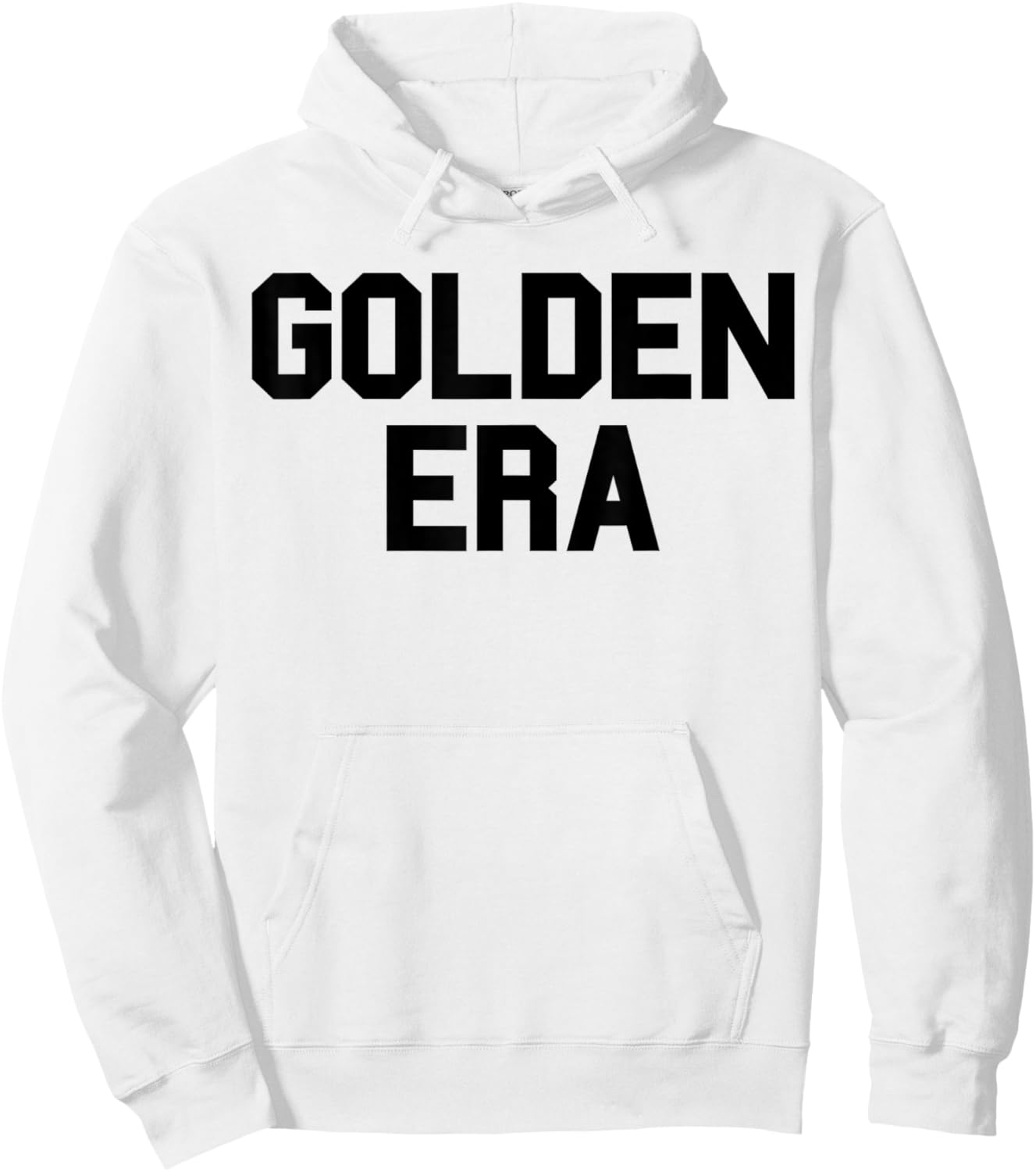 Golden Era Retro Style Old School Bodybuilding Workout Gym Hoodie - Hoodie | White