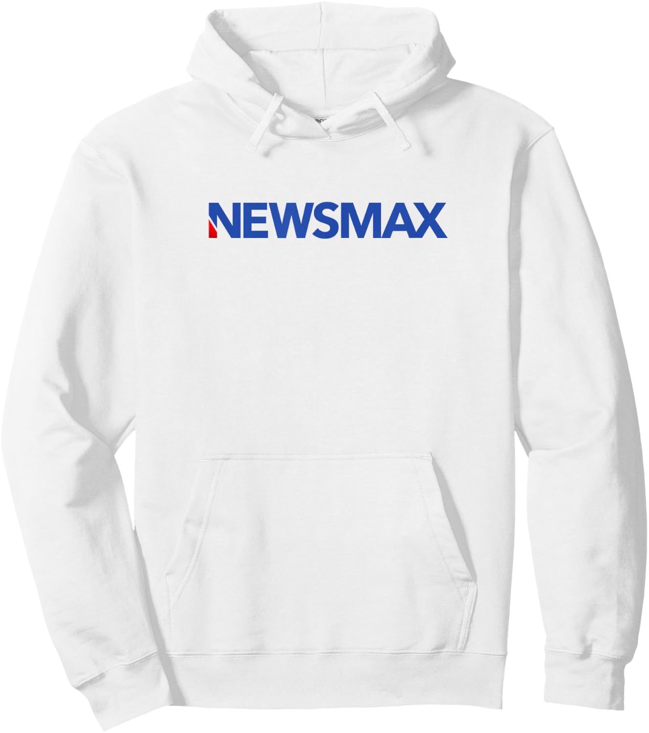 Newsmax - Real News for Real Patriots, Conservative Politics Hoodie - Hoodie | White
