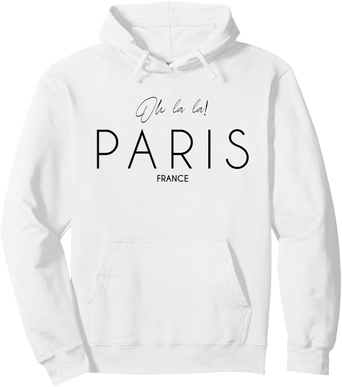 Oh la la Paris France Cool French Love Men Girl Women Hoodie - Hoodie | White
