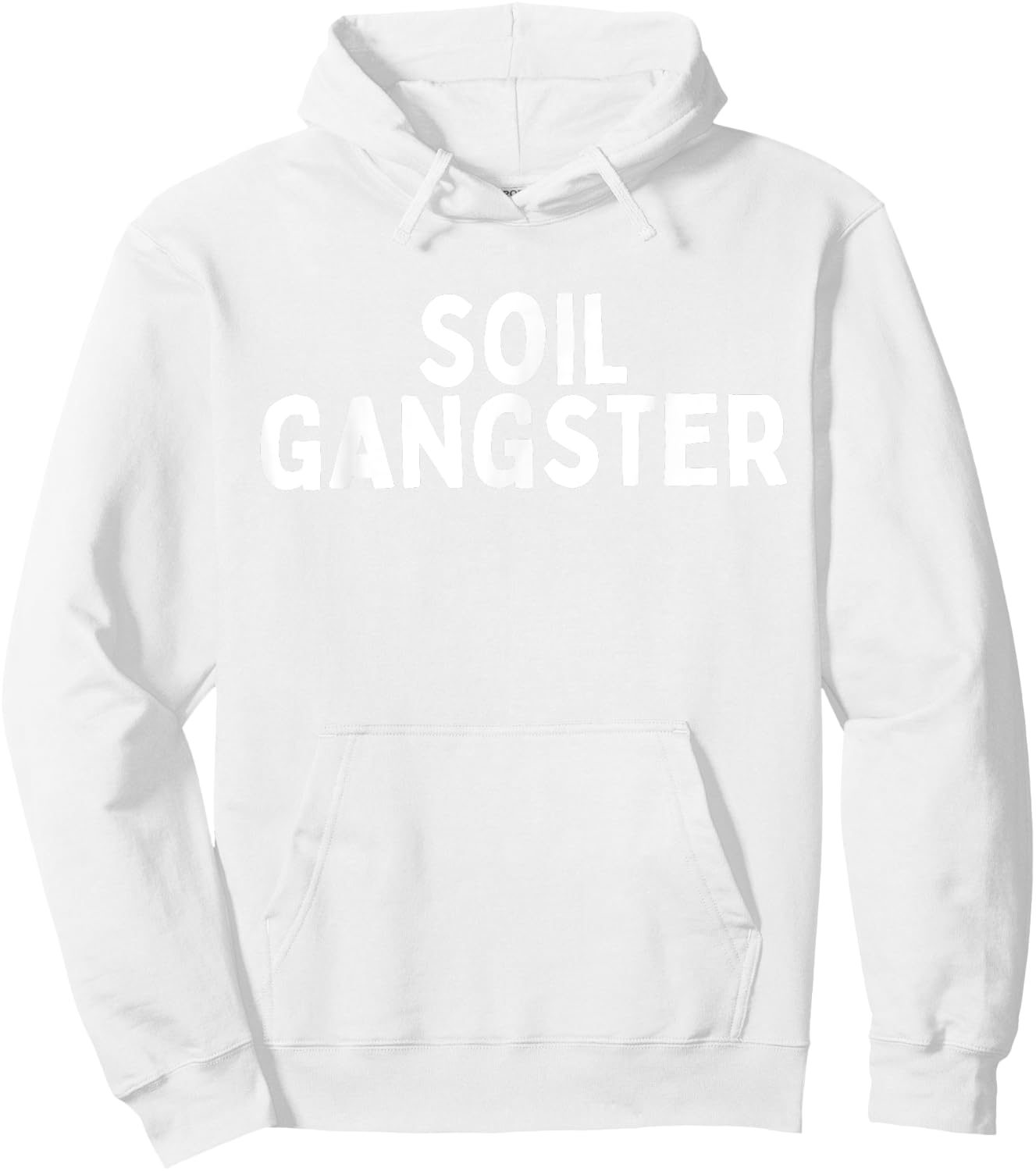Soil Gangster Hoodie - Hoodie | White