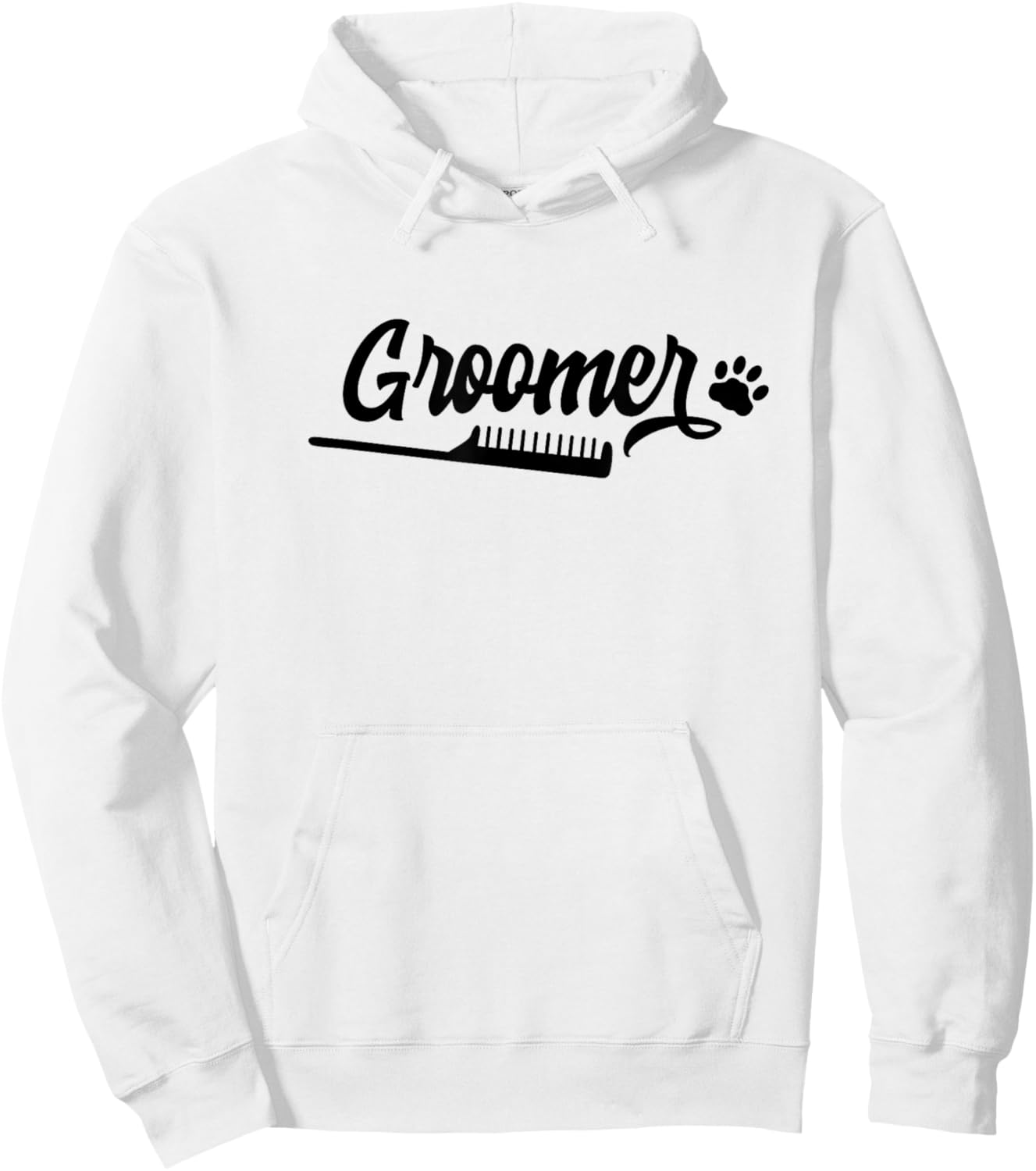 Groomer Grooming Salon Dog Animal Women Hoodie - Hoodie | White