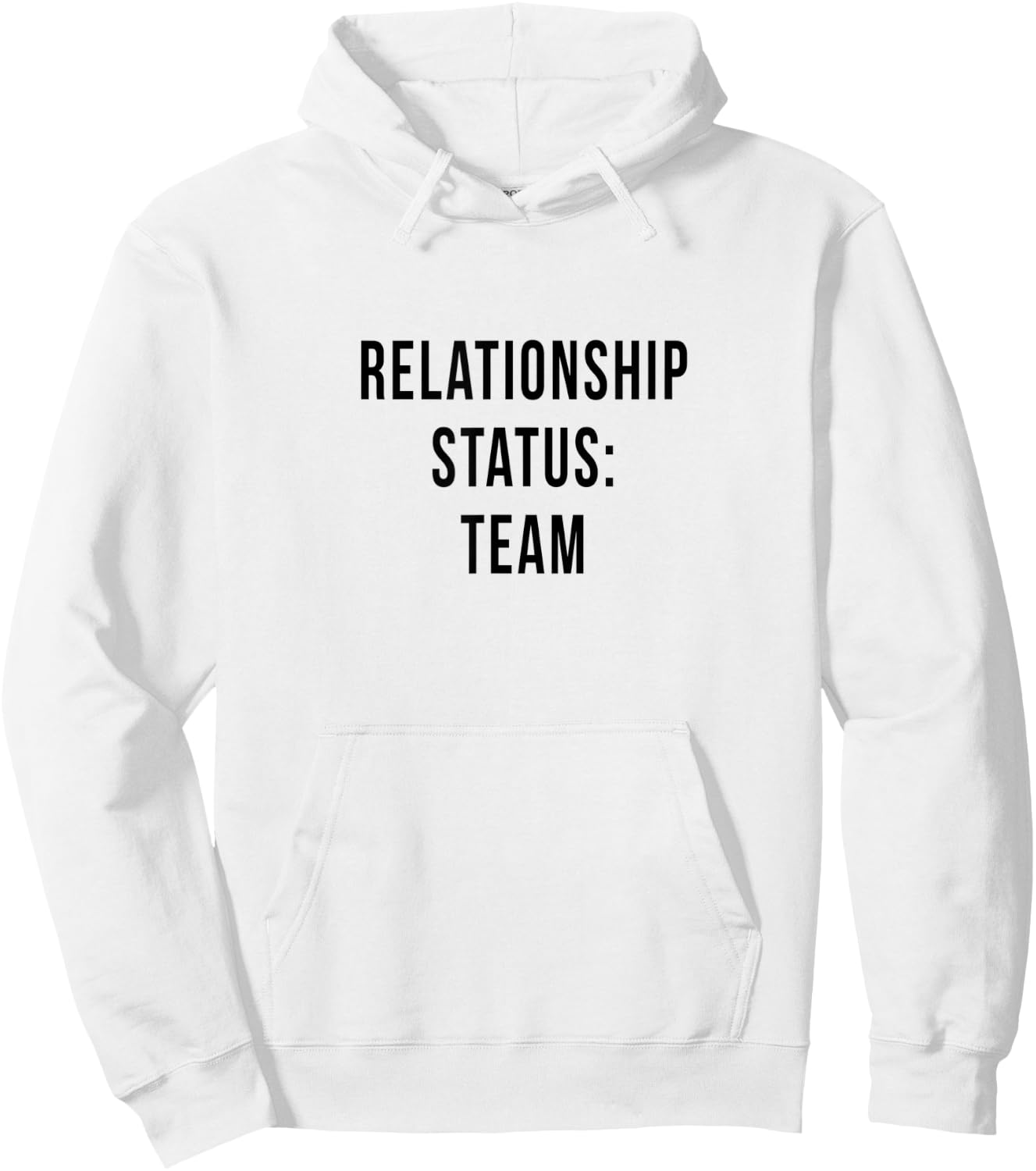 Team Player Bro Relationship Status Roster Dating Funny Gag Hoodie - Hoodie | White