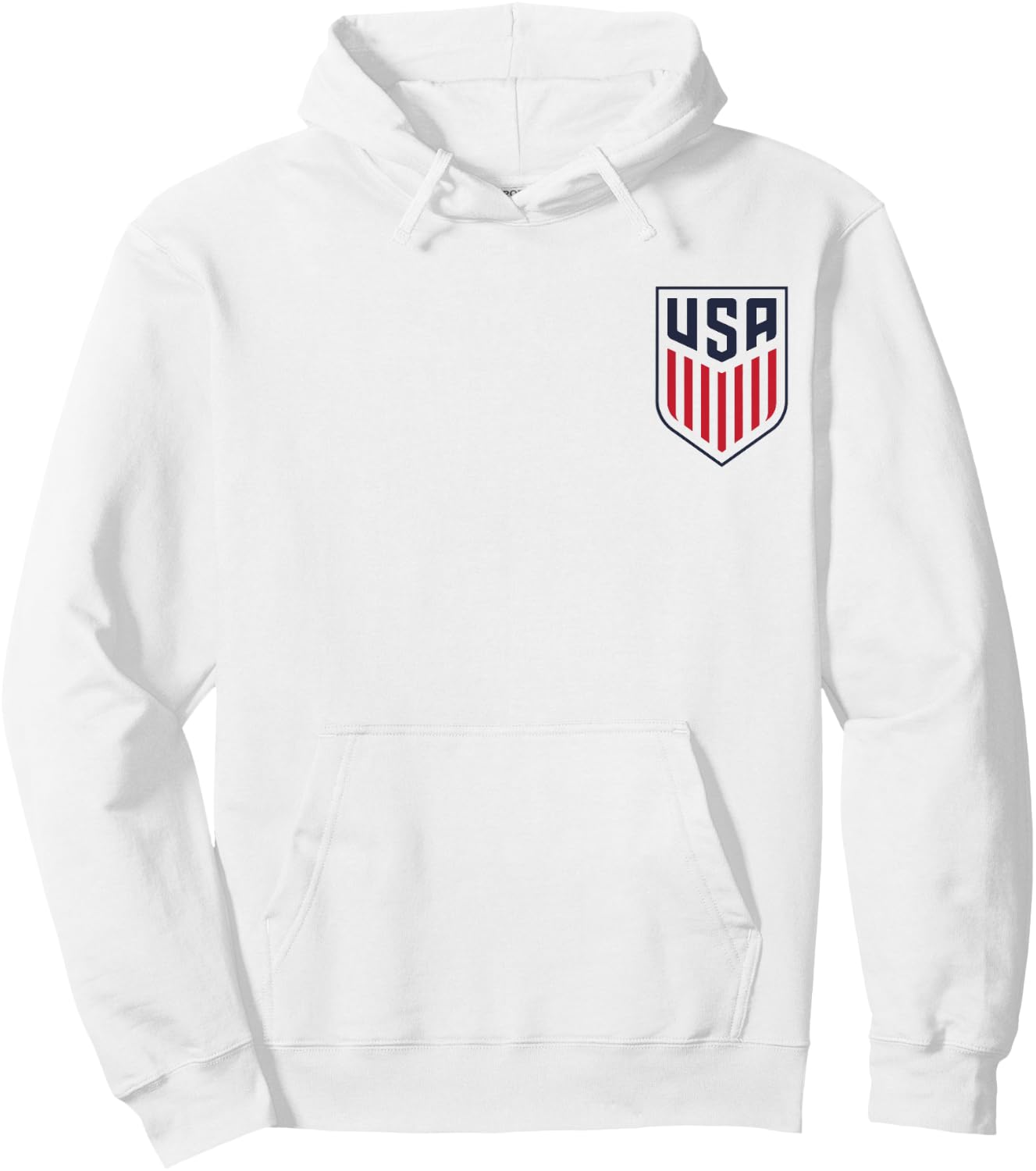 USA Flag American Football Hoodie - Hoodie | White