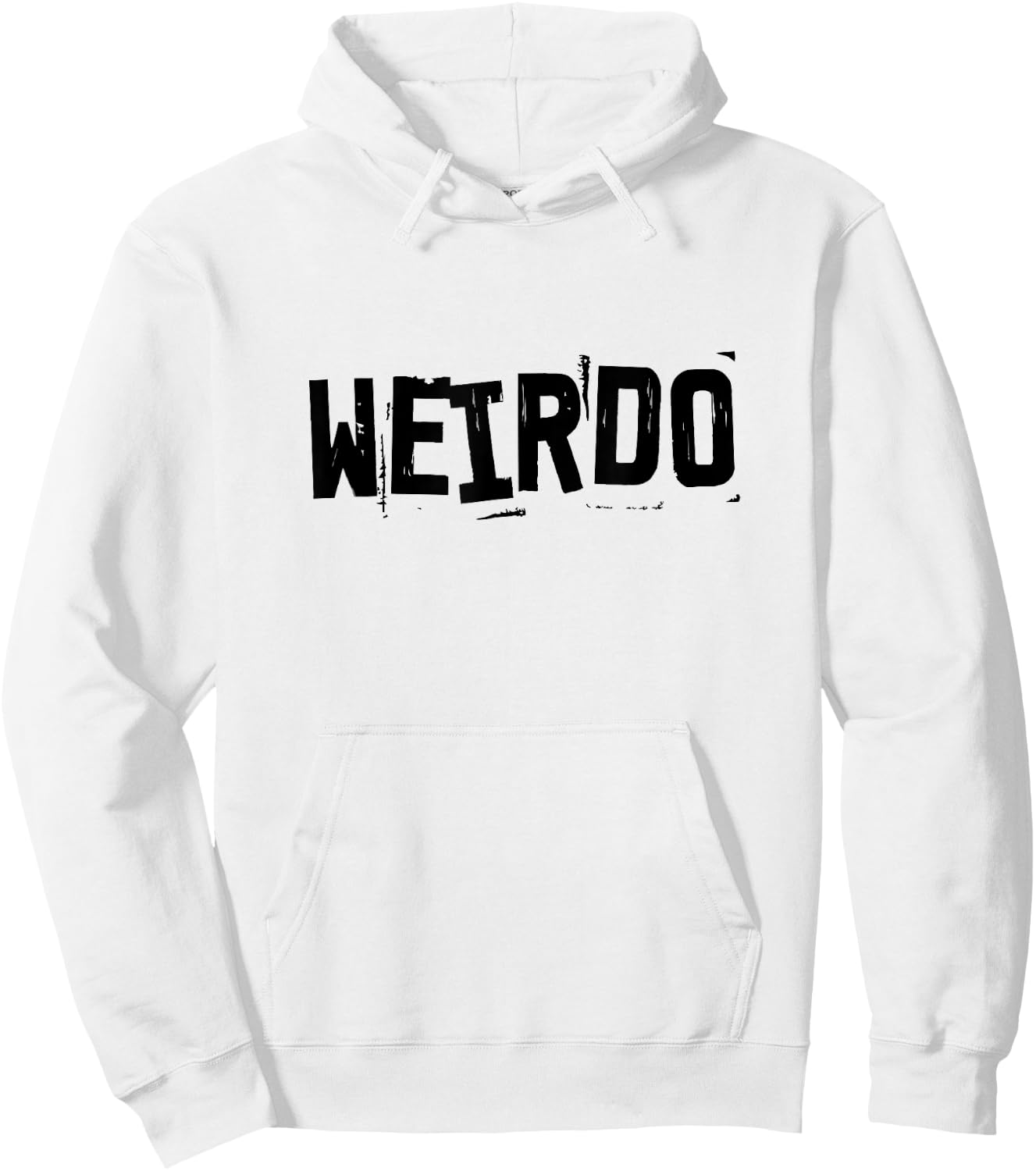Weirdo Funny Goth Emo Punk Kid Alternative Music Hoodie - Hoodie | White