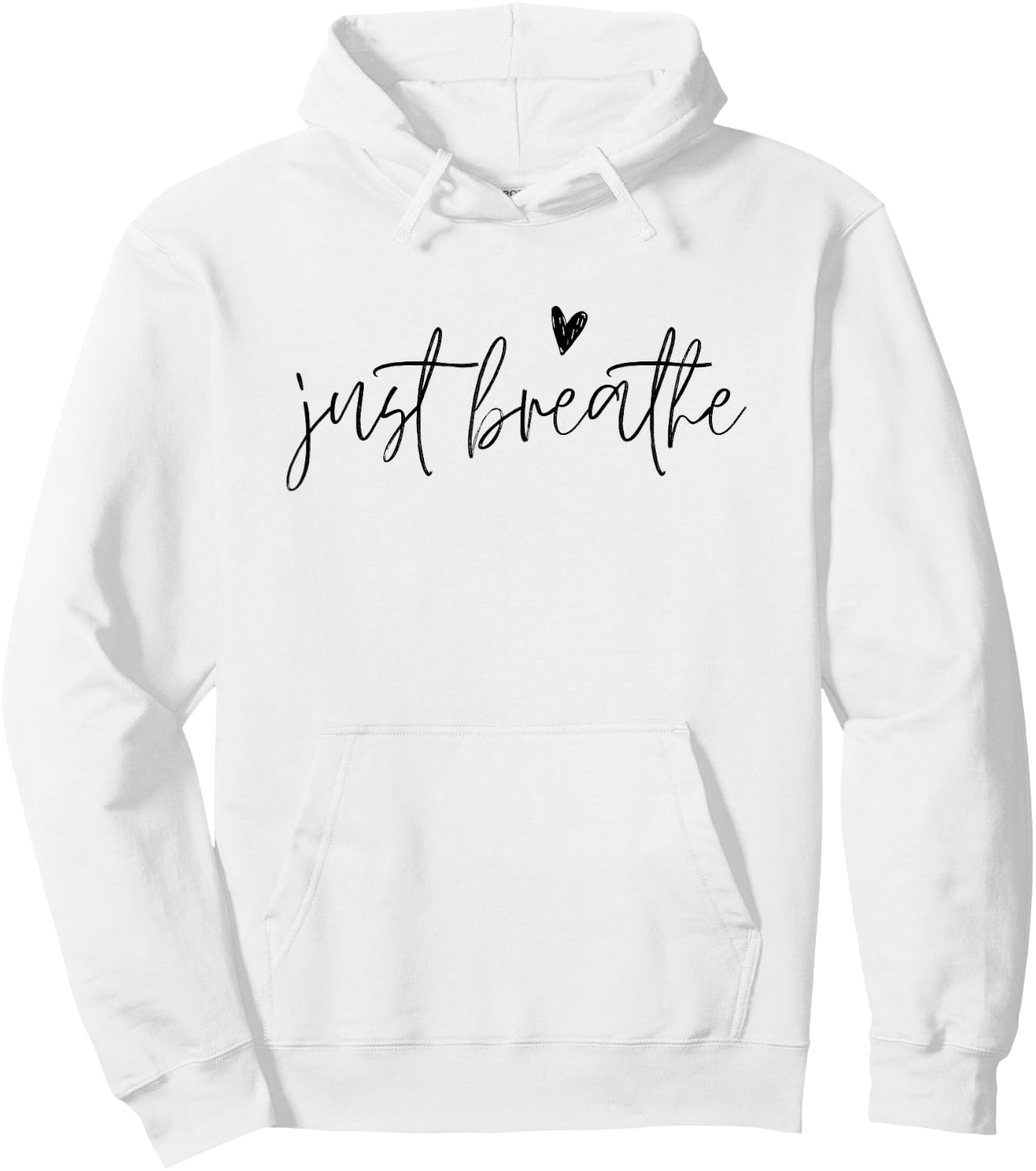 Just Breathe Yogi Yoga Mom Lover Teacher Meditation Men Women Kids Hoodie - Hoodie | White