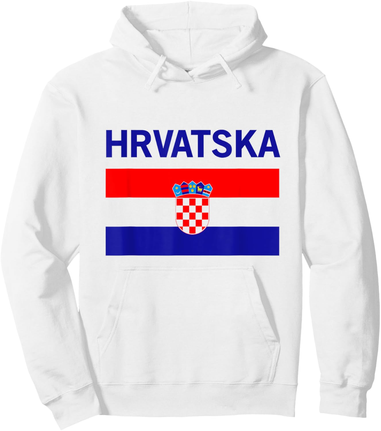 Croatia Flag Hrvatska Hoodie - Hoodie | White