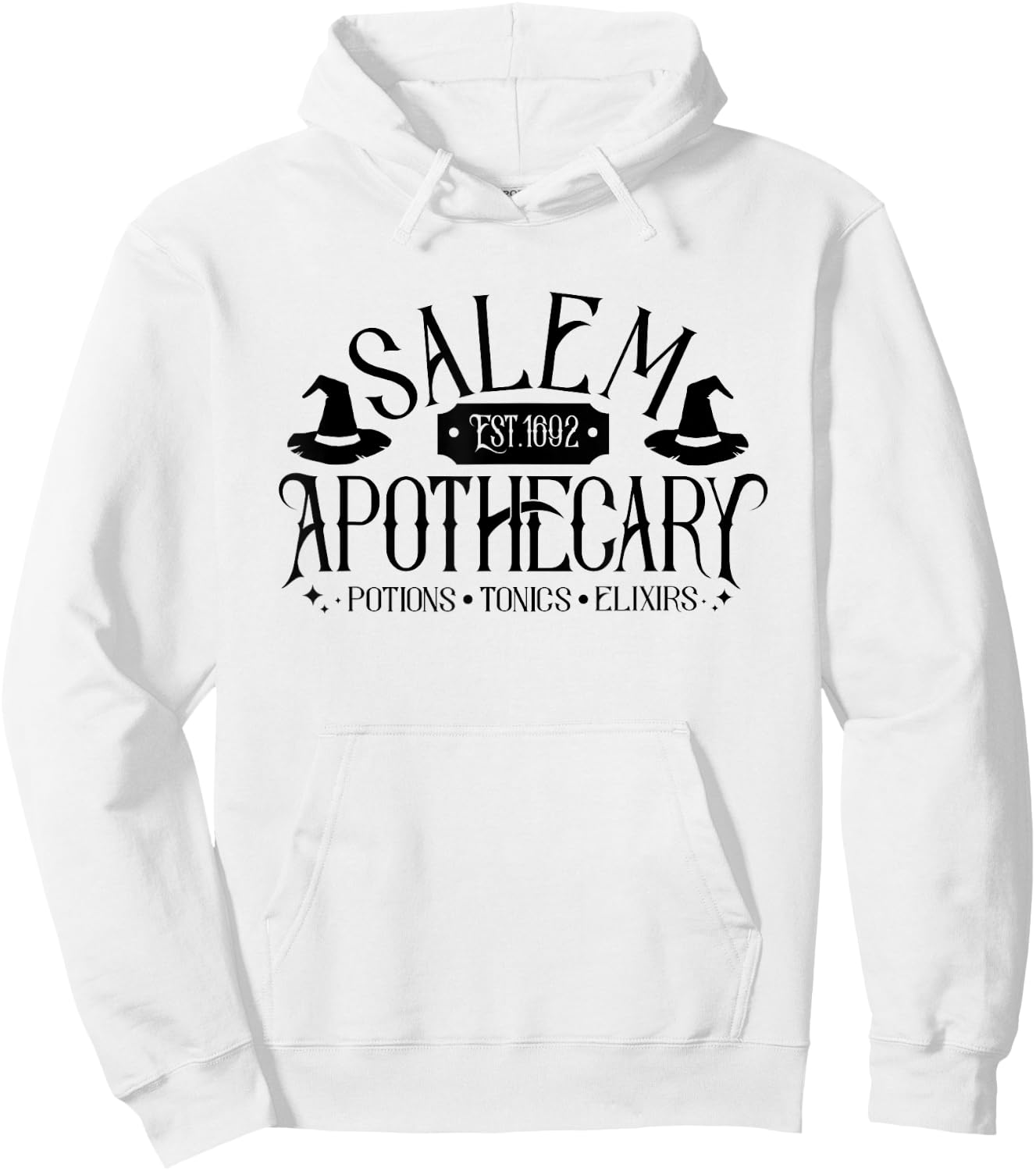 Salem Apothecary 1692 Witch Halloween Costume Funny Witchy Hoodie - Hoodie | White