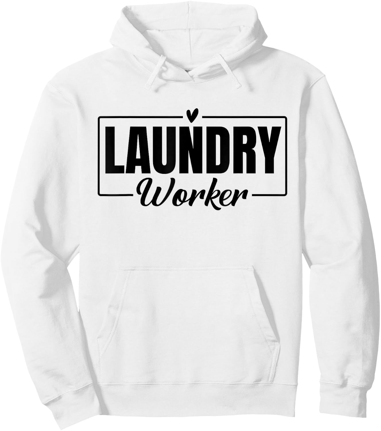 Funny Laundry Worker Design Appreciation Week Healthcare Hoodie - Hoodie | White