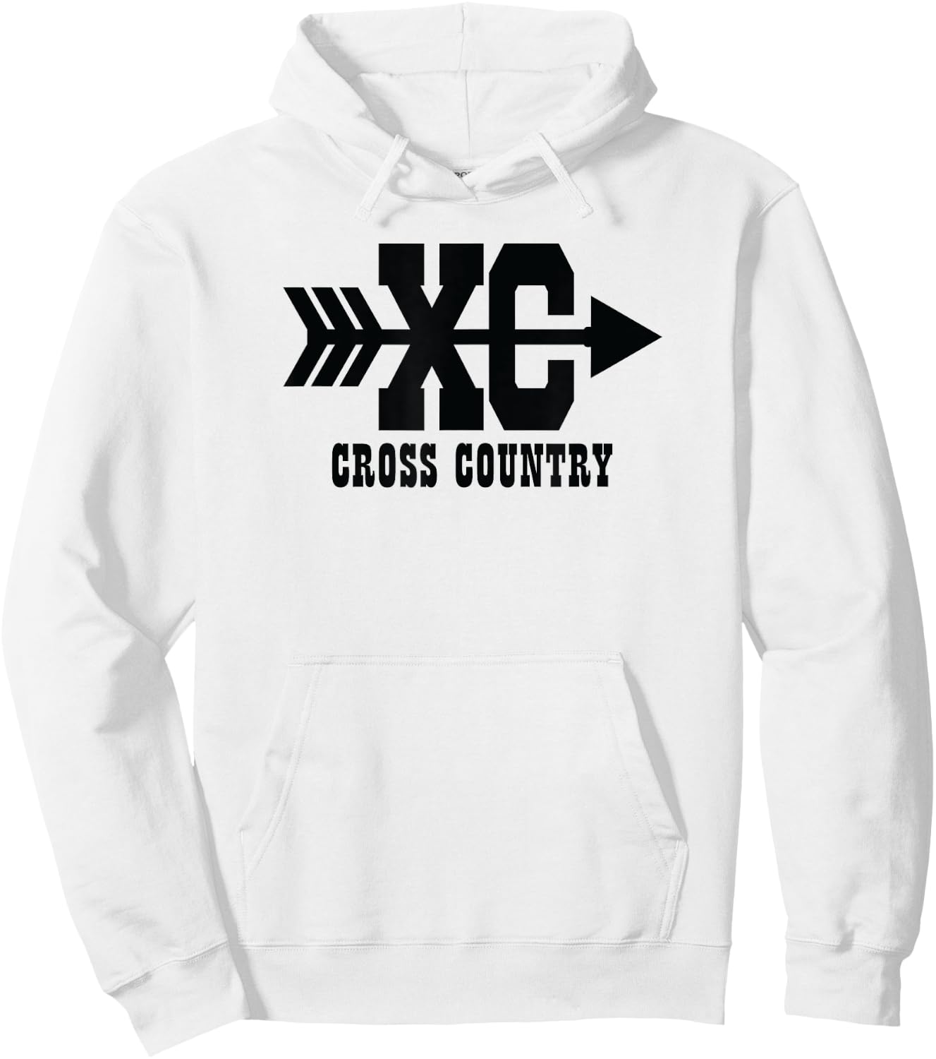 XC - A Cross Country Running Design Hoodie - Hoodie | White