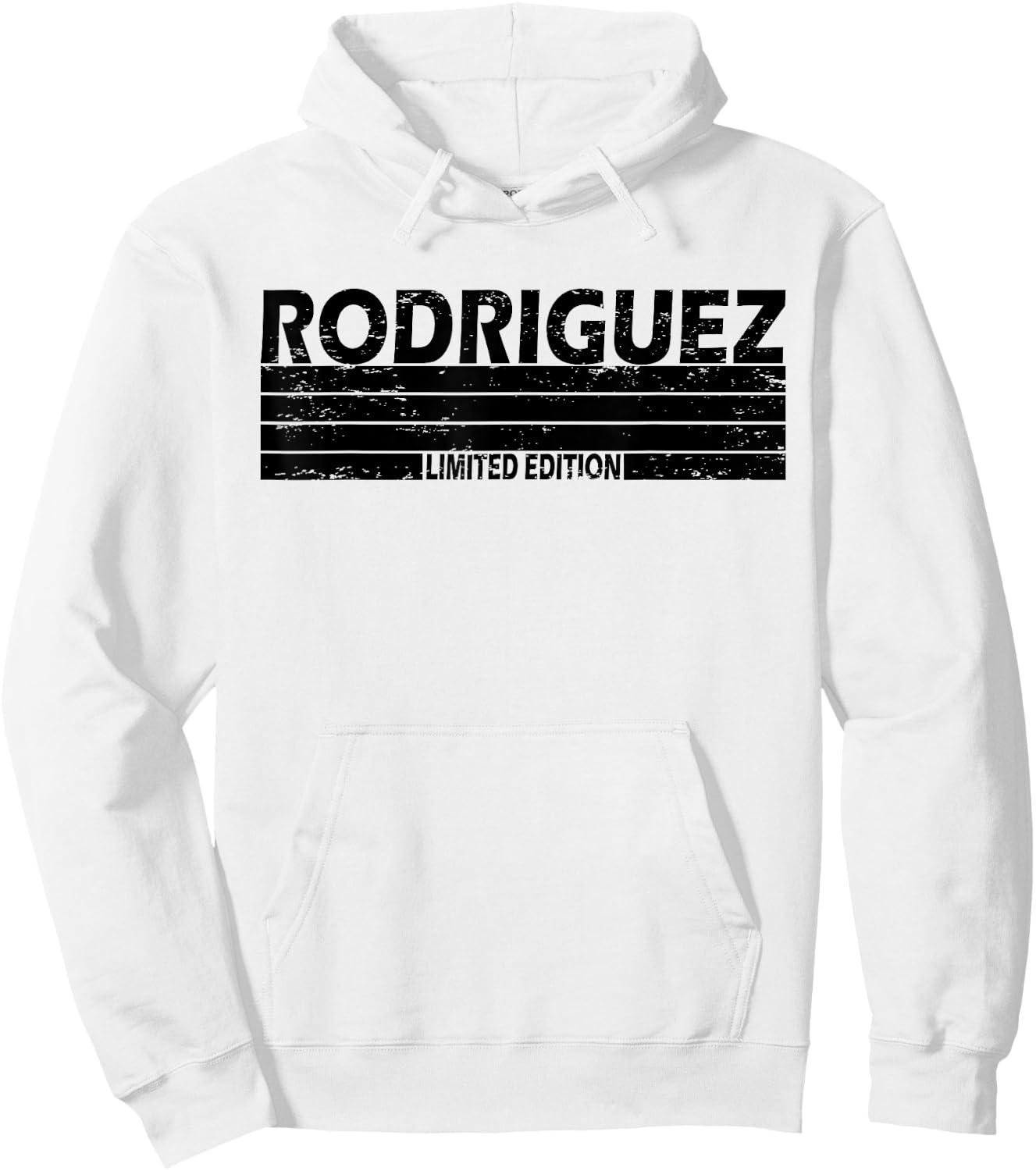 Rodriguez Surname Limited Edition Retro Vintage Style Sunset Hoodie - Hoodie | White