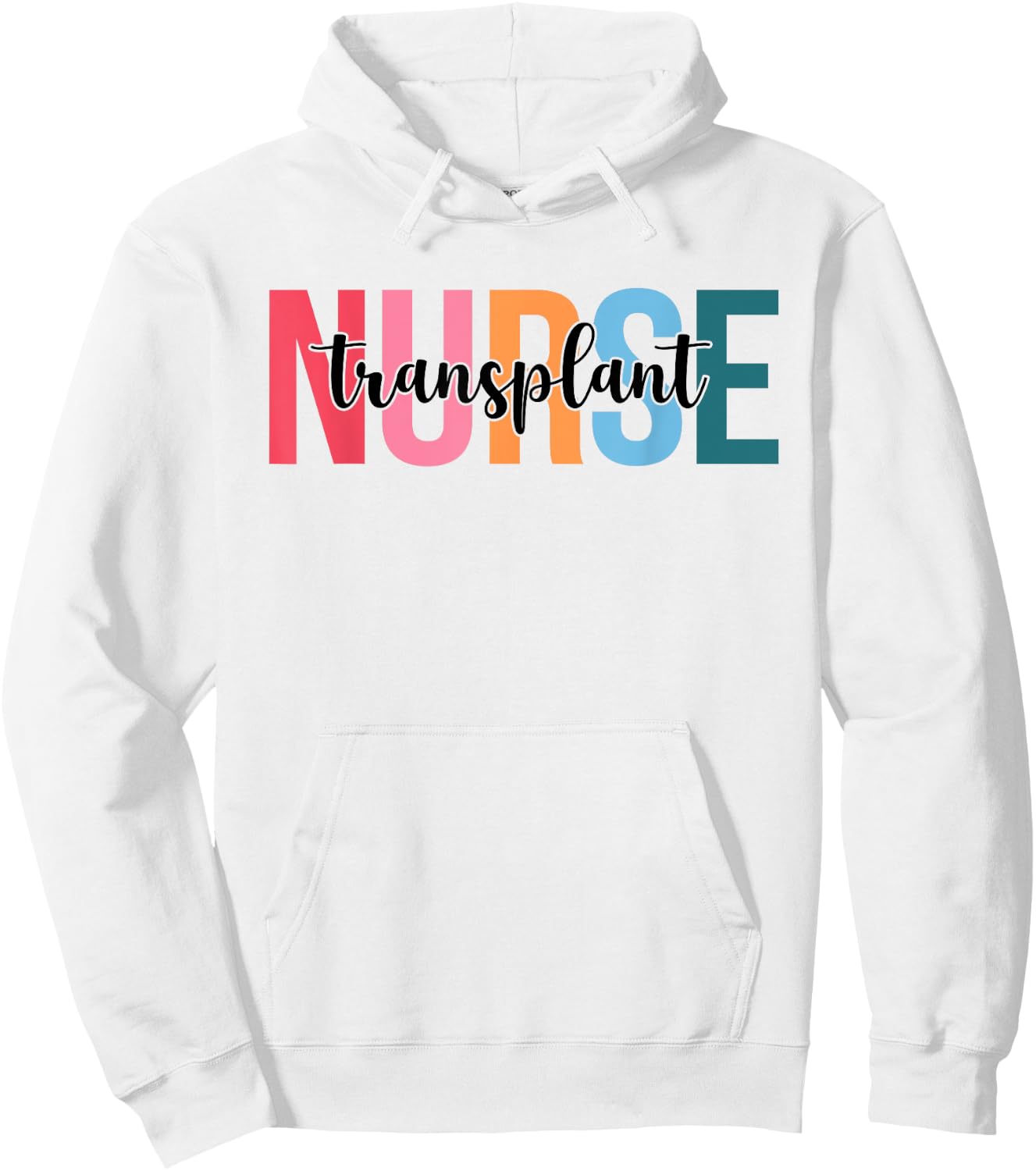 Women Transplant Nurse Gifts For Nursing Apparel Hoodie - Hoodie | White