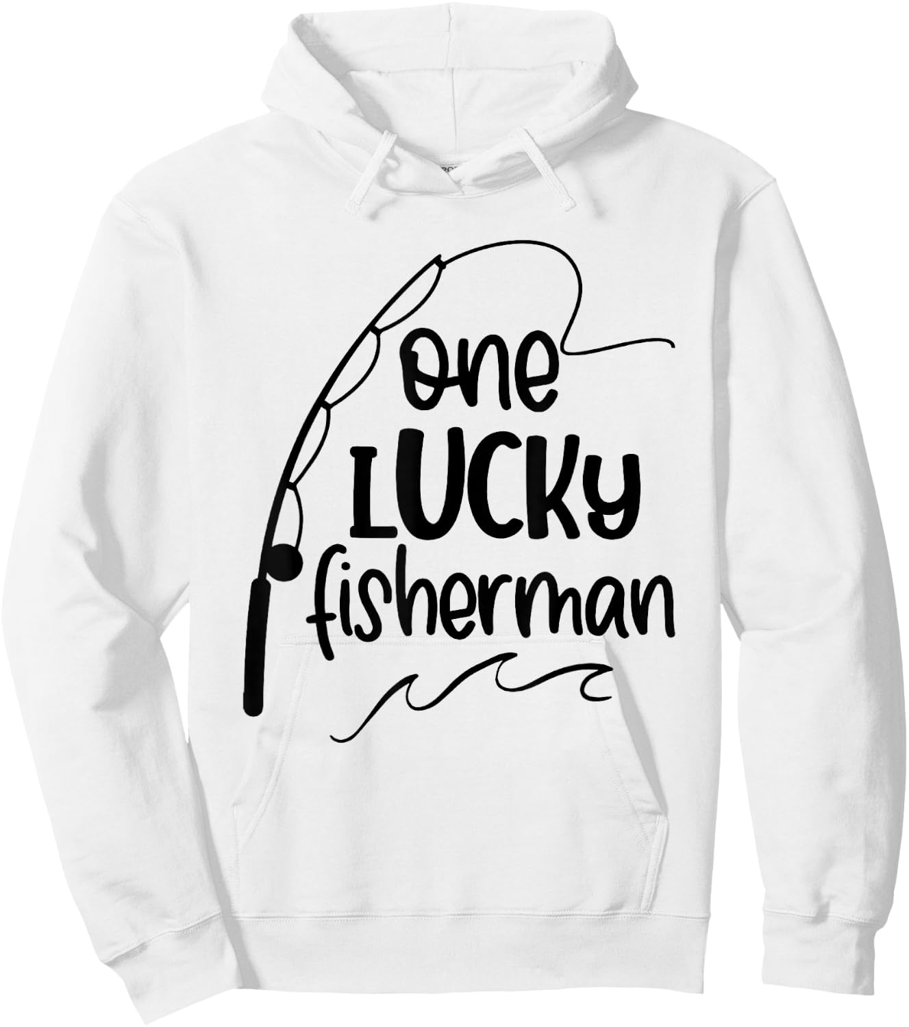 Best Catch of His Life One Lucky Fisherman Couple Matching Hoodie - Hoodie | White