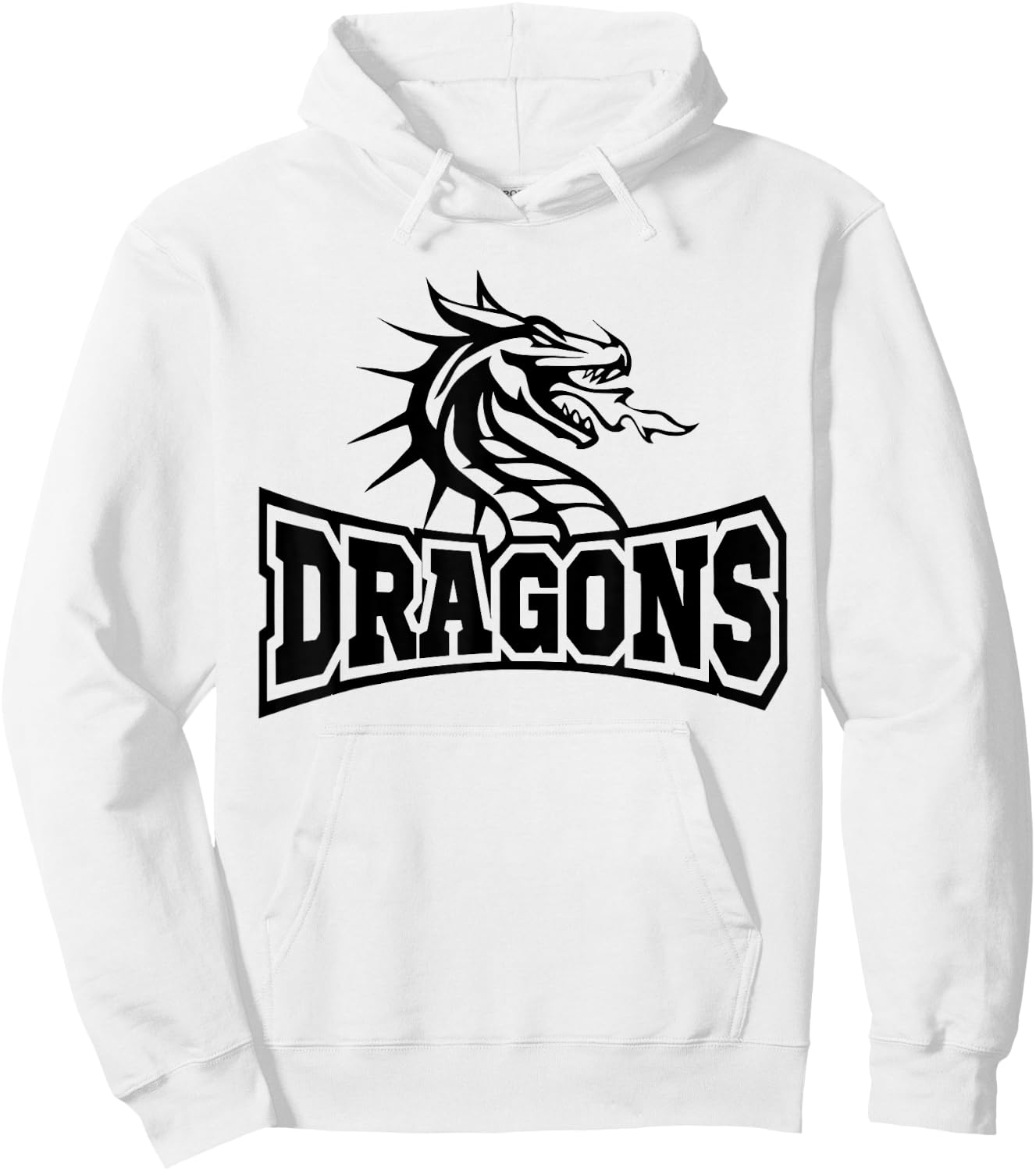 Dragon Teacher Student School Sports Fan Team Spirit Hoodie - Hoodie | White